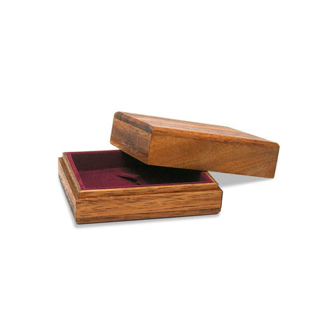 Houten bewaardoos voor crematiesteen
